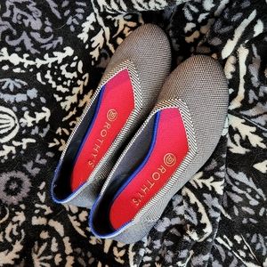 Birdseye rothys with pink insoles! Sz 7.5
